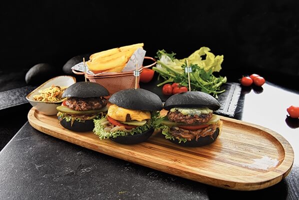 Aktif Karbonlu Burger Üçlemesi