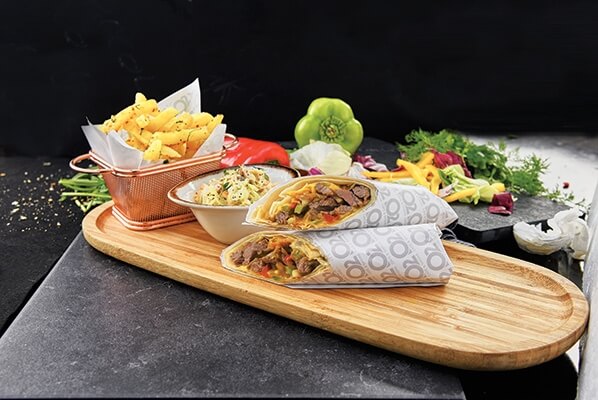 Beef & Chedarli Wrap