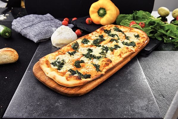 Ispanaklı Tulum Peynirli Flatbread