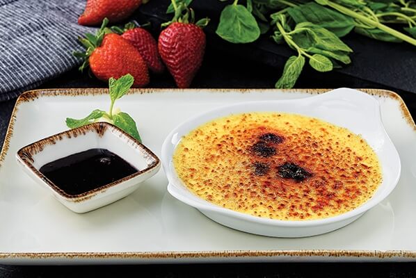 Böğürtlenli Cream Brulee